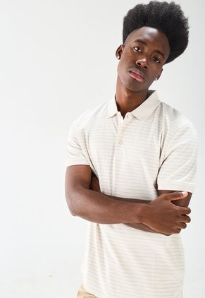 Polo Beige Claro Calvin Klein