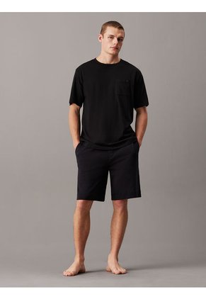 Camiseta Negra Para Dormir Confort Calvin Klein