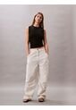 Pantalones Blanco Parachute De Nailon Suave Calvin Klein de Calvin Klein