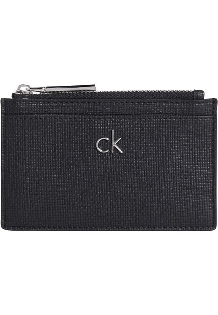Tarjetero Negro Con Monedero Ck Daily Calvin Klein