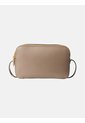 Bolso Beige Cruzado Con Logo En Lámina Metálica Calvin Klein de Calvin Klein