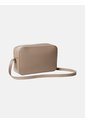 Bolso Beige Cruzado Con Logo En Lámina Metálica Calvin Klein de Calvin Klein