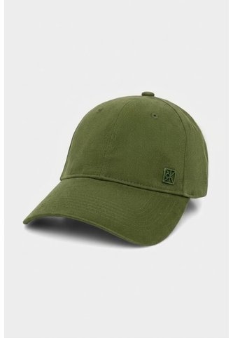 Gorra Verde De Béisbol Con Aplique Metálico De Logo Calvin Klein Calvin Klein