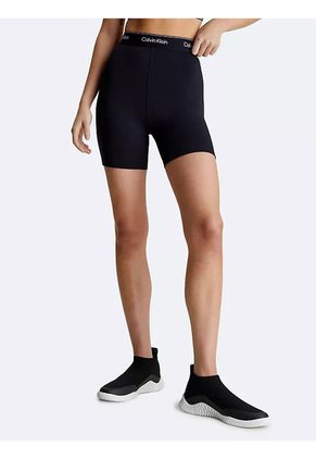 Biker Negro Deportiva Con Cintura Alta Para Mujer Calvin Klein