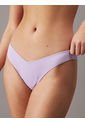 Partes Morado Inferior De Bikini Tipo Brasileña - CK Monogram Texture Calvin Klein de Calvin Klein