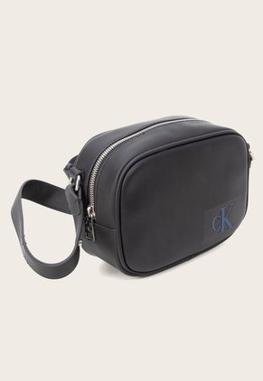 Bolso Manos Libres Negro-Azul-Plateado Calvin Klein