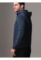 Buzo Azul Deportivo Con Cremallera Y Capota Calvin Klein de Calvin Klein
