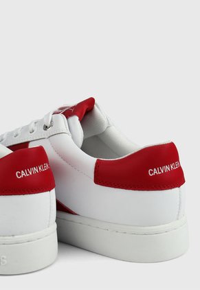 Tenis Blanco-Rojo Calvin Klein