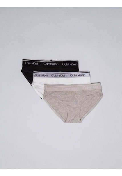 Pack Multicolor Multicolor Multicolor De 3 Bikinis Con Logo Para Niñas Calvin Klein