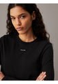 Camiseta Negra Slim De Manga Larga Calvin Klein de Calvin Klein