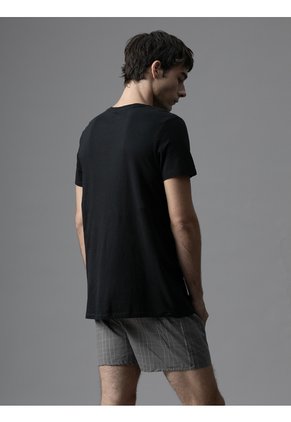 Pack Negro De 3 Camisetas Con Cuello V - Cotton Classics Calvin Klein