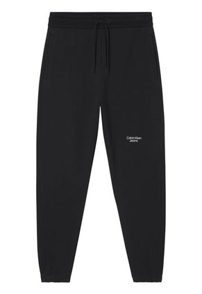 Pantalón De Chándal De Algodón Orgánico Negro Calvin Klein