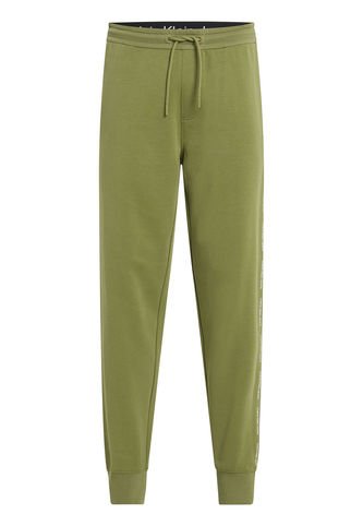 Jogger Verde Con Cintas Laterales Y Logo Repetitivo Calvin Klein Calvin Klein