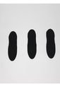 Pack Negro Negro De 3 Calcetines Invisibles Calvin Klein de Calvin Klein
