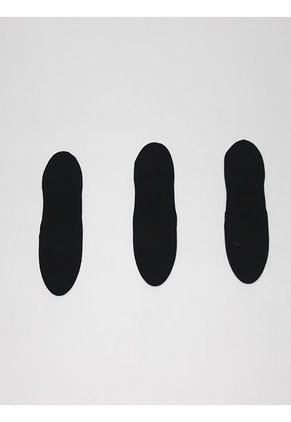 Pack Negro Negro De 3 Calcetines Invisibles Calvin Klein
