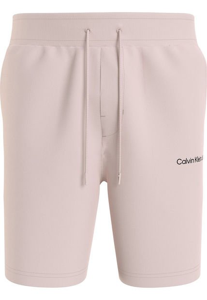 Bermuda Rosada De Algodón Para Hombre Calvin Klein