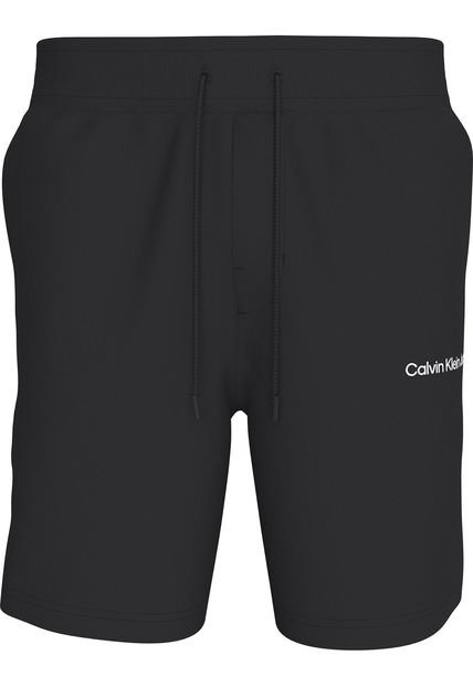 Bermuda Negra De Algodón Para Hombre Calvin Klein