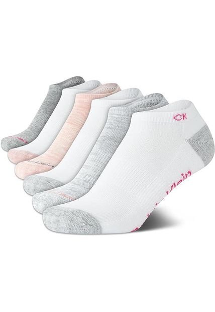 Paquete De 6 Medias Tobilleras Para Niños Calvin Klein