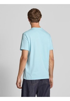 Camiseta Azul Cielo Con Monograma 30s Calvin Klein