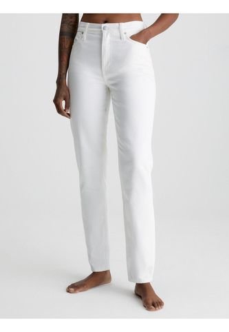 Mom Jeans Blancos Estrecho En El Tobillo Para Mujer Calvin Klein Calvin Klein