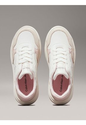 Tenis Beige Con Cordones Para Niñas Calvin Klein