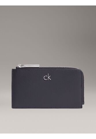 Billetera Negra Relock Con Cremallera Lateral Calvin Klein Calvin Klein