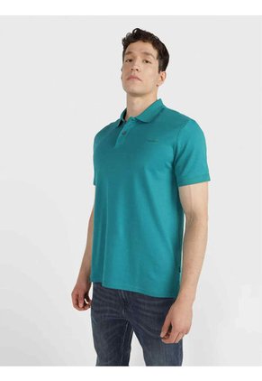 Polo Con Logo Hombre Verde Calvin Klein
