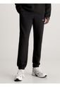 Pantalón Negro De Chándal De Felpa De Algodón Calvin Klein de Calvin Klein