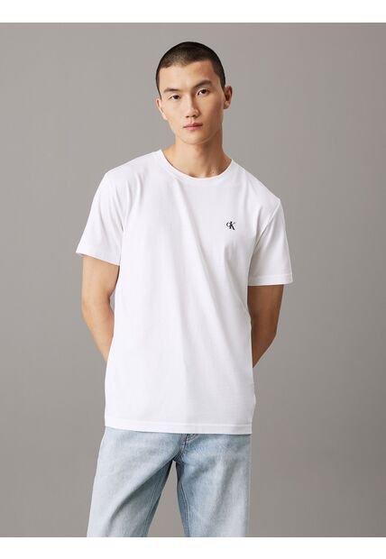 Camiseta Blanca Con Logo En La Parte Trasera Calvin Klein