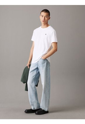 Camiseta Blanca Con Logo En La Parte Trasera Calvin Klein