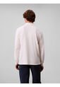Polo Blanco Casual De Manga Larga Calvin Klein de Calvin Klein