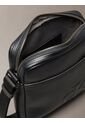 Bolso Negro Reporter Con Logo Monograma Grabado Calvin Klein de Calvin Klein