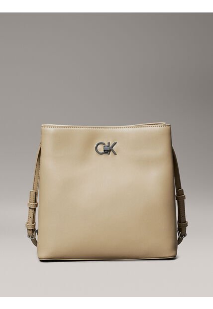 Bolso Beige Tipo Cubo Convertible Calvin Klein