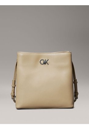 Bolso Beige Tipo Cubo Convertible Calvin Klein
