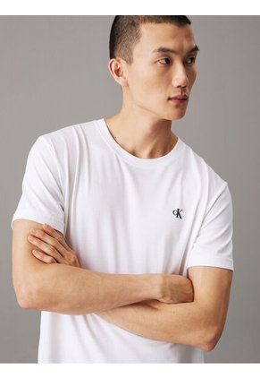 Camiseta Blanca Con Logo En La Parte Trasera Calvin Klein