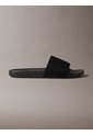Sandalias Negro Slide Con Monograma Calvin Klein de Calvin Klein