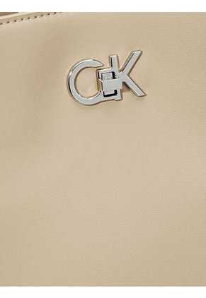Bolso Beige Tipo Cubo Convertible Calvin Klein