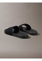 Sandalias Negro Slide Con Monograma Calvin Klein de Calvin Klein