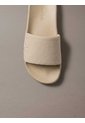 Sandalias Beige Slide Con Monograma Calvin Klein de Calvin Klein