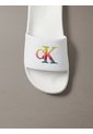 Sandalias Blanco Essential Slide Pride Calvin Klein de Calvin Klein