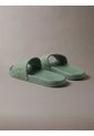 Sandalias Verde Slide Con Monograma Calvin Klein de Calvin Klein