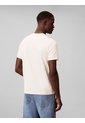 Camiseta Amarilla Con Micro Monograma Bordado Calvin Klein de Calvin Klein