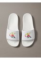 Sandalias Blanco Essential Slide Pride Calvin Klein de Calvin Klein