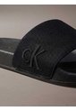 Sandalias Negro Slide Con Monograma Calvin Klein de Calvin Klein