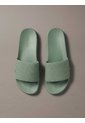 Sandalias Verde Slide Con Monograma Calvin Klein de Calvin Klein