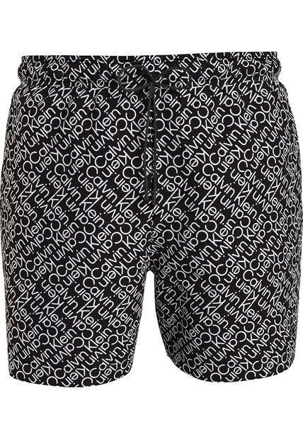 Bañador Con Cordones Hombre Negro Calvin Klein