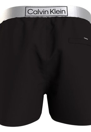 Pantalón Corto De Baño Medianos Con Cordón  Core Negro Calvin Klein