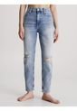 Jeans Azul Mom Para Mujer Calvin Klein de Calvin Klein