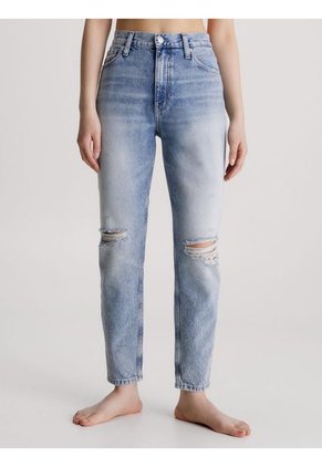 Jeans Azul Mom Para Mujer Calvin Klein