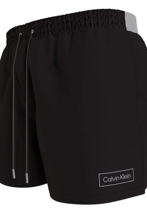 Pantalón Corto De Baño Medianos Con Cordón  Core Negro Calvin Klein